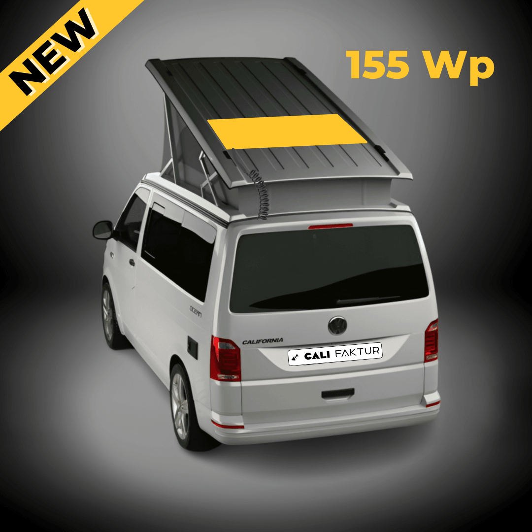 Califaktur solar module for VW California T5 T6 T6.1 155Wp – Califaktur.de